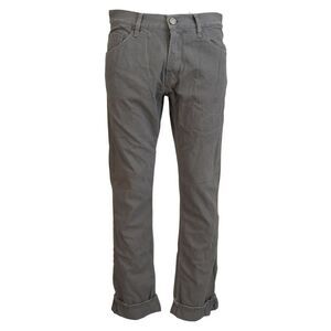 Acht Straight Leg Casual Pants Men Gray Jeans & Pants